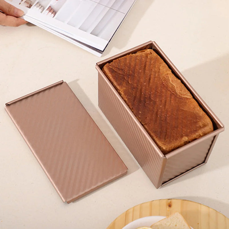 2-piece Rose Gold Non-Stick Bakeware Set with Lid - Brielle-State of Style