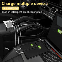 200W Car Inverter – DC 12V to 220V AC With USB-C & Fast Charger-200W-State of Style