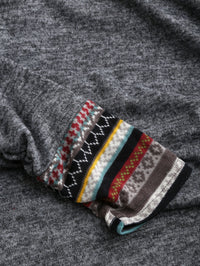 Autumn Ladies' Hooded Sweater with Tribal Pattern – Tavira