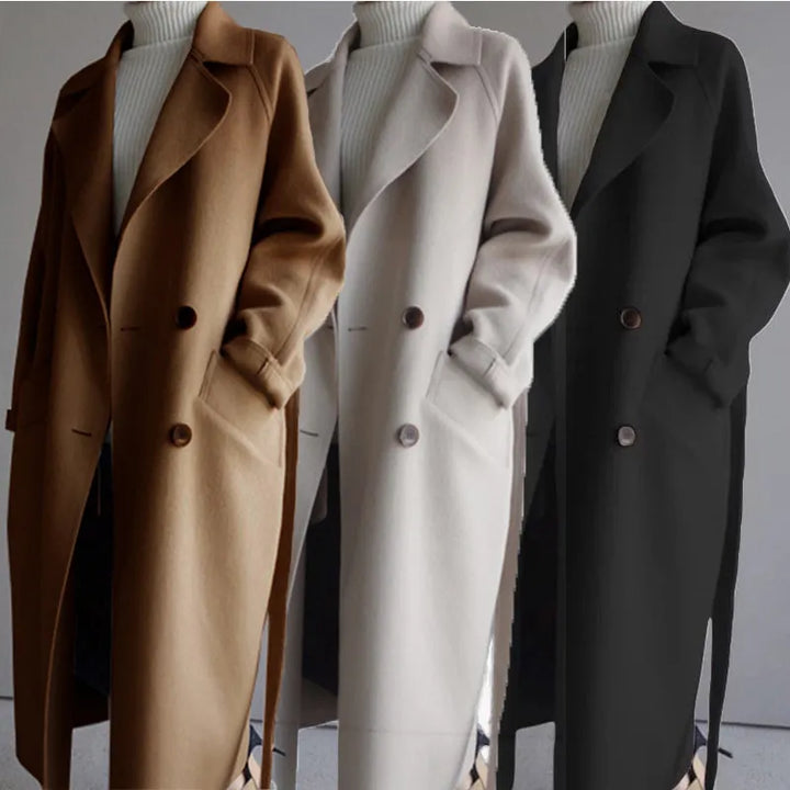 Long Wool Ladies Coat - Isolde