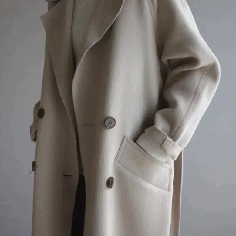 Long Wool Ladies Coat - Isolde