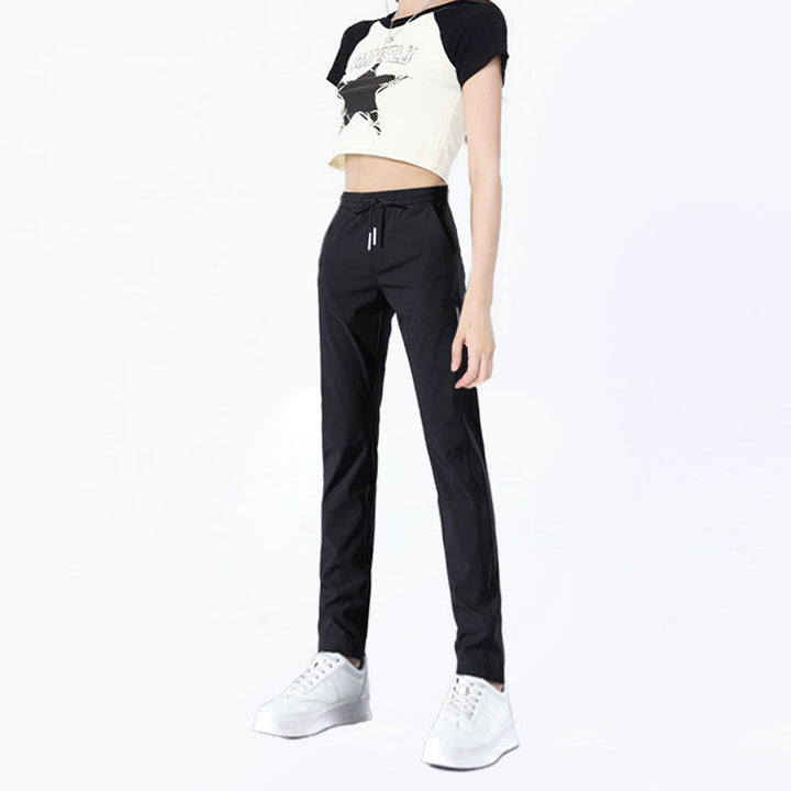 2025 New Models Unisex Quick-Dry Stretch Trousers-Black (Woman)-M-State of Style