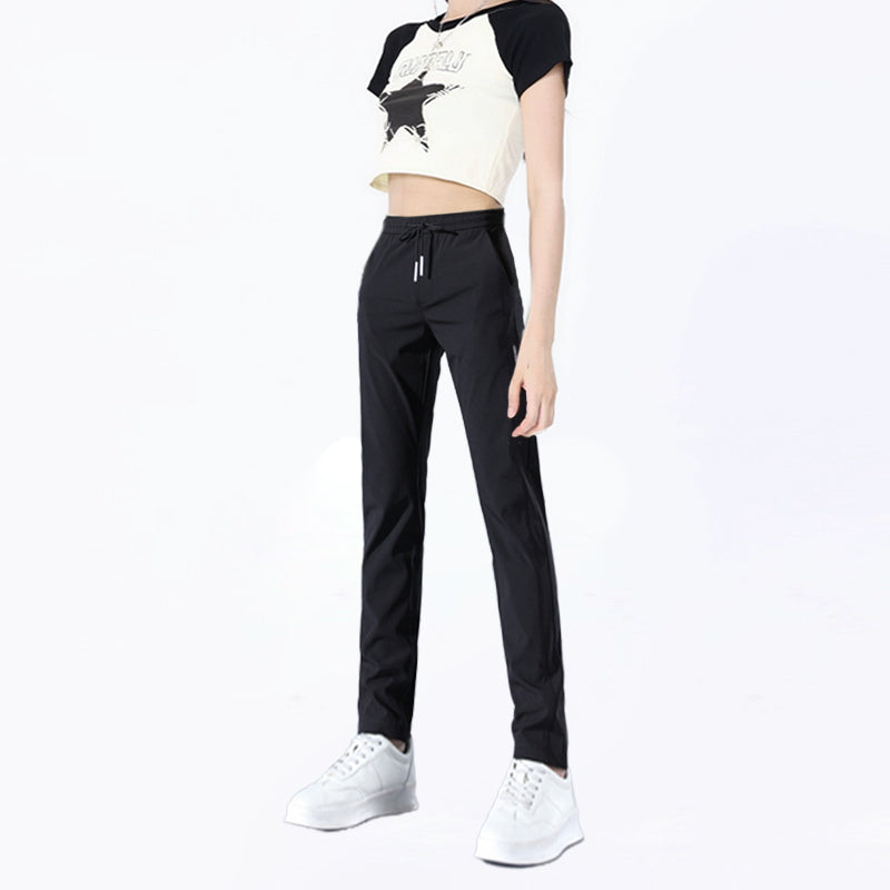 2025 New Models Unisex Quick-Dry Stretch Trousers-Black (Woman)-M-State of Style