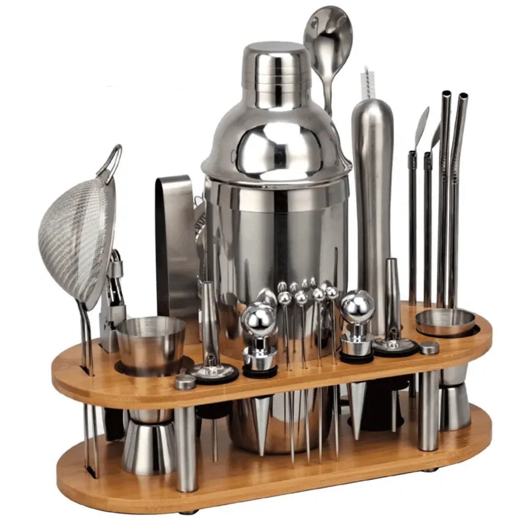 23-Piece Professional Bartender Set – ShakerPro-State of Style