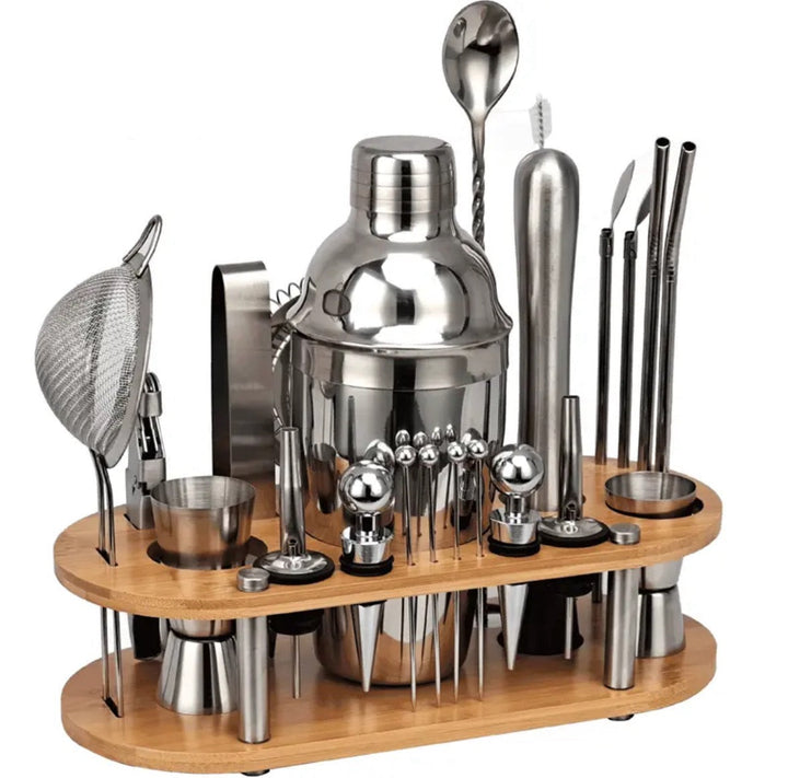 23-Piece Professional Bartender Set – ShakerPro-State of Style