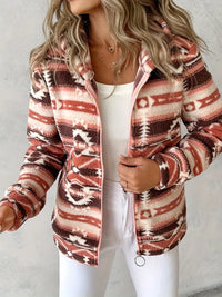 Ladies' Teddy Vest with Aztec Pattern – Nayeli