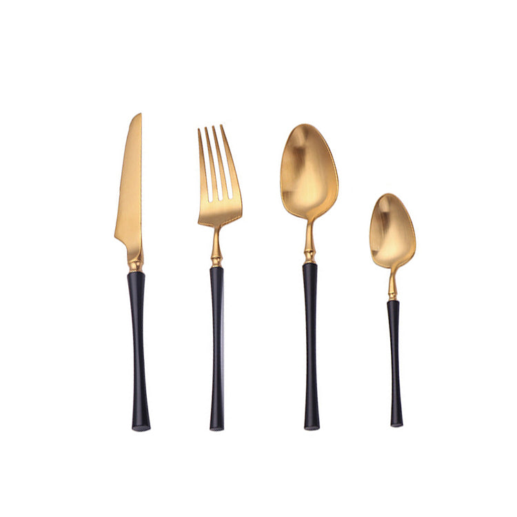 24-Piece Stainless Steel Cutlery Set – PureSet-Silver-State of Style