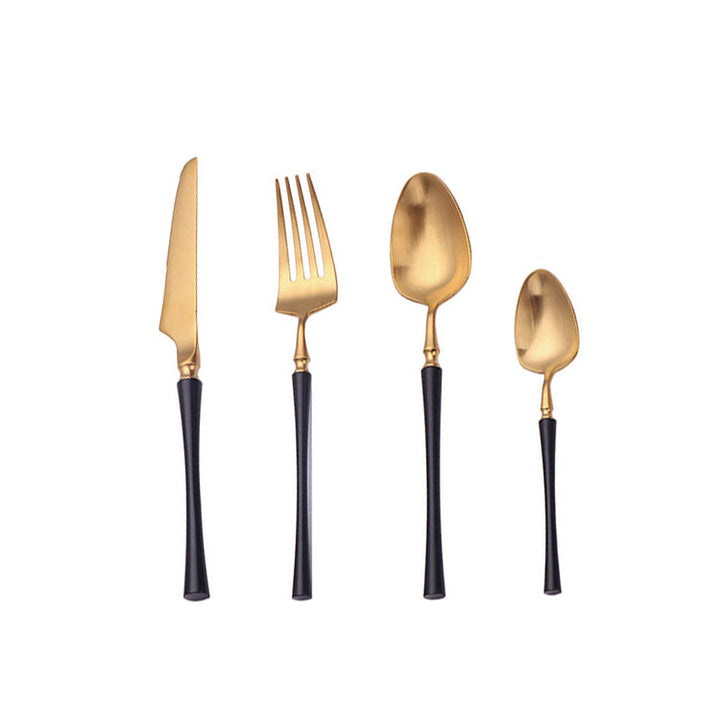 24-Piece Stainless Steel Cutlery Set – PureSet-Silver-State of Style