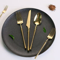 24-Piece Stainless Steel Cutlery Set – PureSet-Silver-State of Style