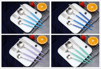 24-Piece Stainless Steel Gold-Silver Luxury Cutlery - RoyalGlow-Black-State of Style