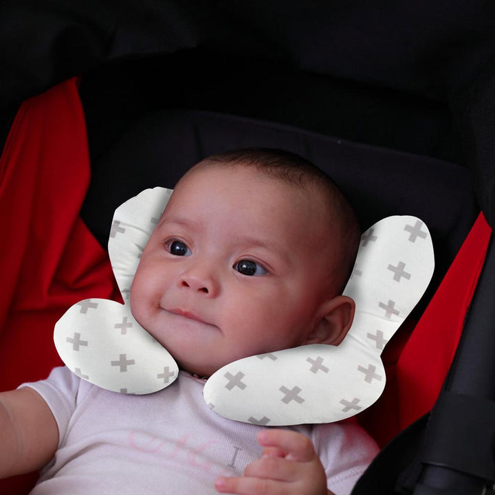 U-shaped baby neck cushion for travel and pram – cuddly support