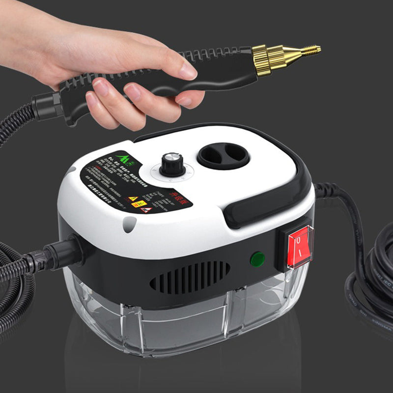 2500W HIGH-PRESSURE STEAM CLEANER - 6 SETTINGS FOR HOME & KITCHEN-White-State of Style