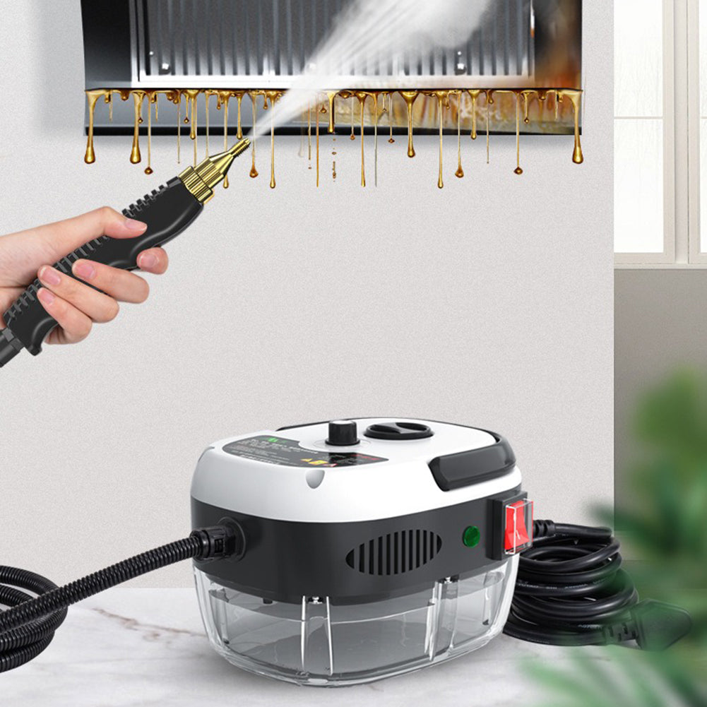 2500W HIGH-PRESSURE STEAM CLEANER - 6 SETTINGS FOR HOME & KITCHEN-White-State of Style