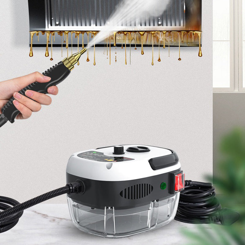 2500W HIGH-PRESSURE STEAM CLEANER - 6 SETTINGS FOR HOME & KITCHEN-White-State of Style
