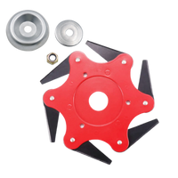 Robust trimmer head with 6 steel blades – TrimmBlade