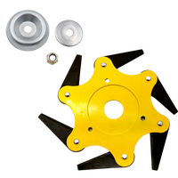 Robust trimmer head with 6 steel blades – TrimmBlade