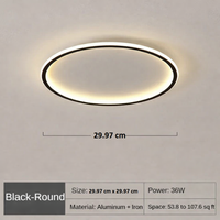 Minimalist Flat Ceiling Light - RoundSkye