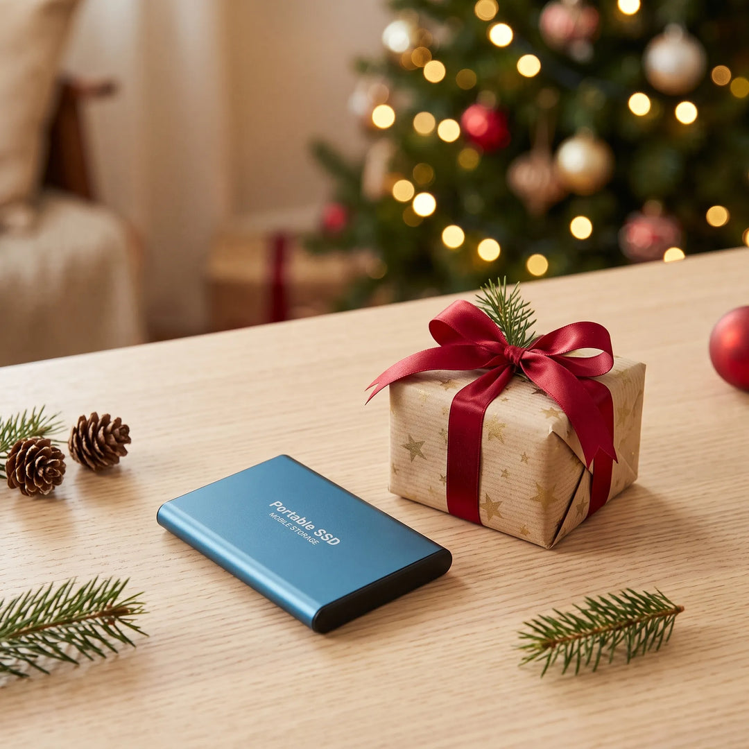 2TB Portable External SSD – Christmas Gift for Gamers & Tech Lovers