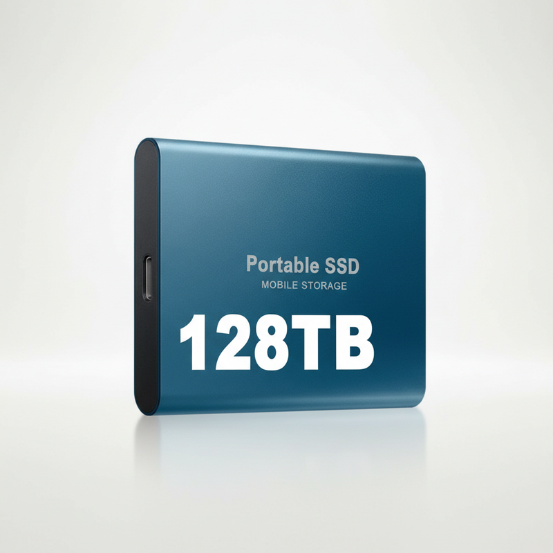 2TB Portable External SSD for Business Files & Backups