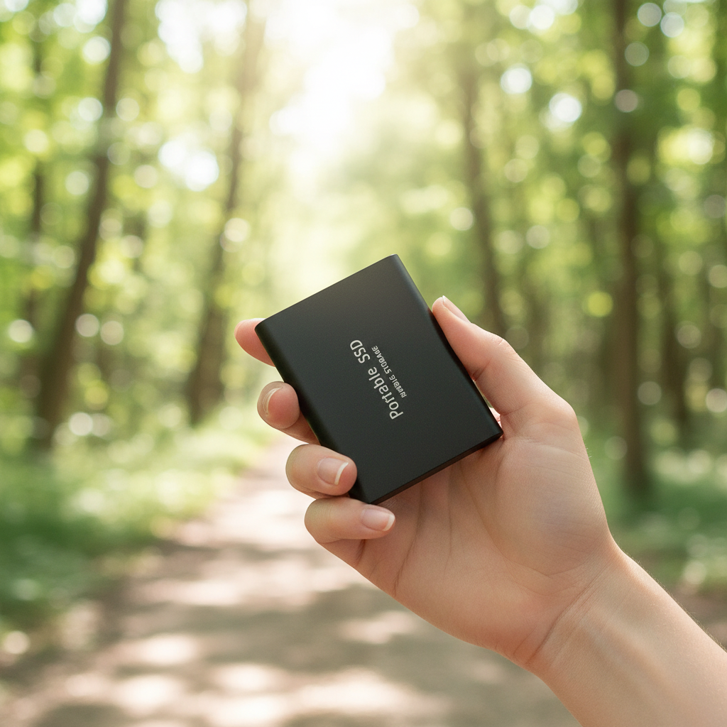 2TB Portable External SSD for Business Files & Backups