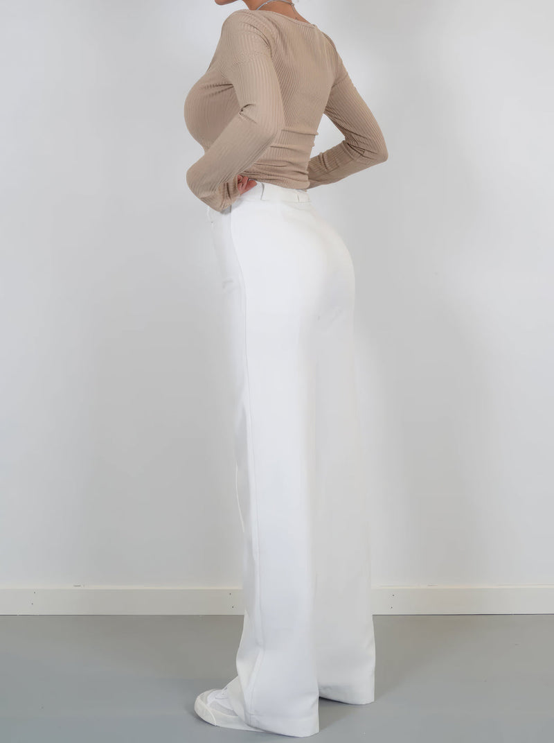 Stylish Wide Ladies Trousers – Aurelia