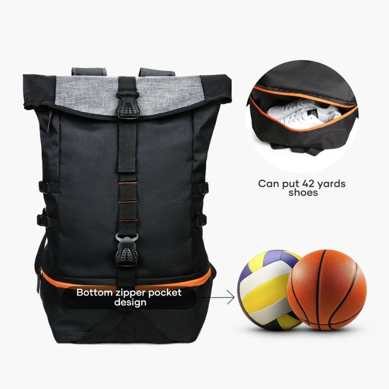 Multifunctional 35L Backpack for Sports and Travel - SportsPro