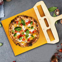 Adjustable pizza peel made of birch wood with sliding mechanism – Fornello