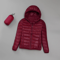 Ultra-light ladies' padded jacket with hood – Elara