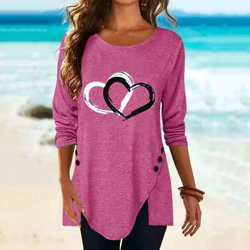 2Hearts - The Perfect Summer Shirt-Rose Pink-S-State of Style