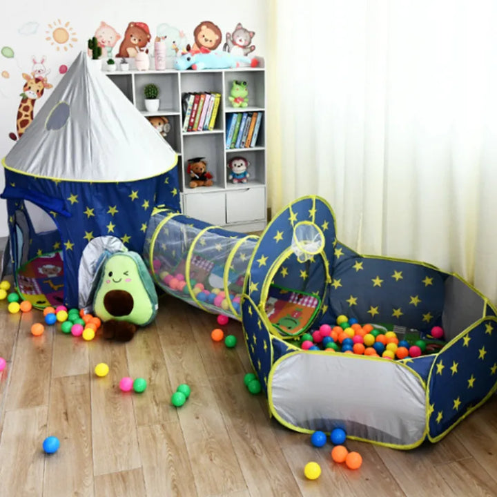 Adventure play tent for children – spacious playhouse for indoor and outdoor use