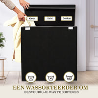3-Compartment Laundry Hamper with Lid-State of Style
