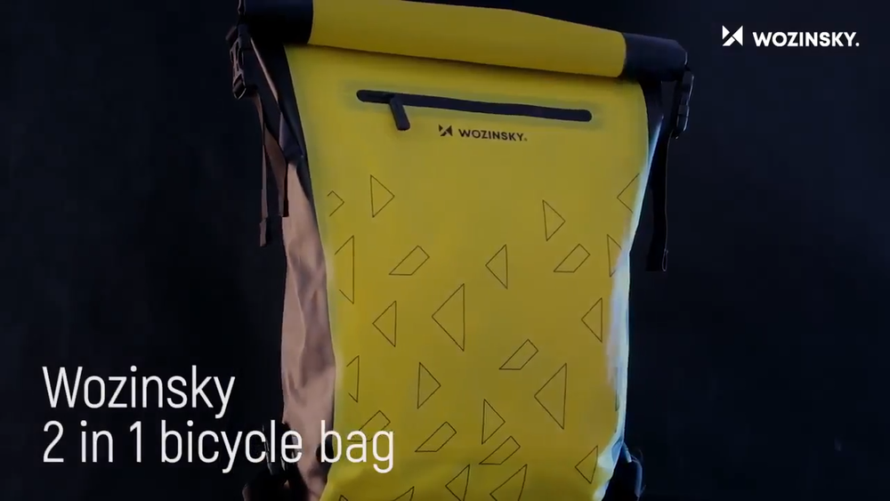 3-in-1 Bicycle Bag for Carrier - Max-Black-State of Style