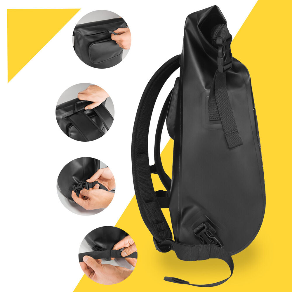 3-in-1 Bicycle Bag for Carrier - Max-Black-State of Style