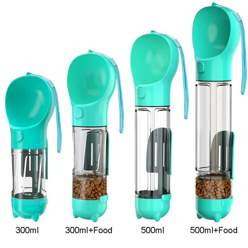3-in-1 Dog Water Bottle - AdventureBuddy-300ml-Blue-State of Style
