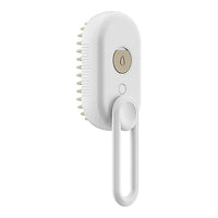3-in-1 Electric Steam Brush for Pets - SteamPet-White-State of Style