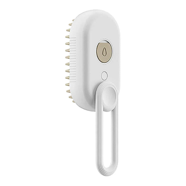 3-in-1 Electric Steam Brush for Pets - SteamPet-White-State of Style
