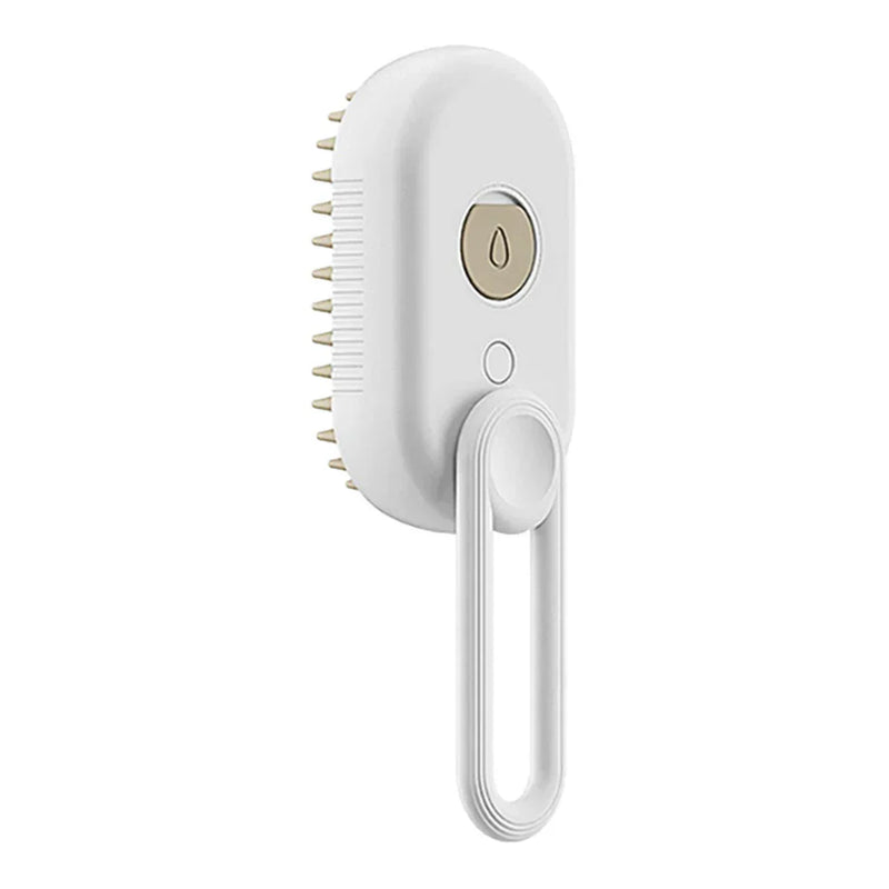 3-in-1 Electric Steam Brush for Pets - SteamPet-White-State of Style
