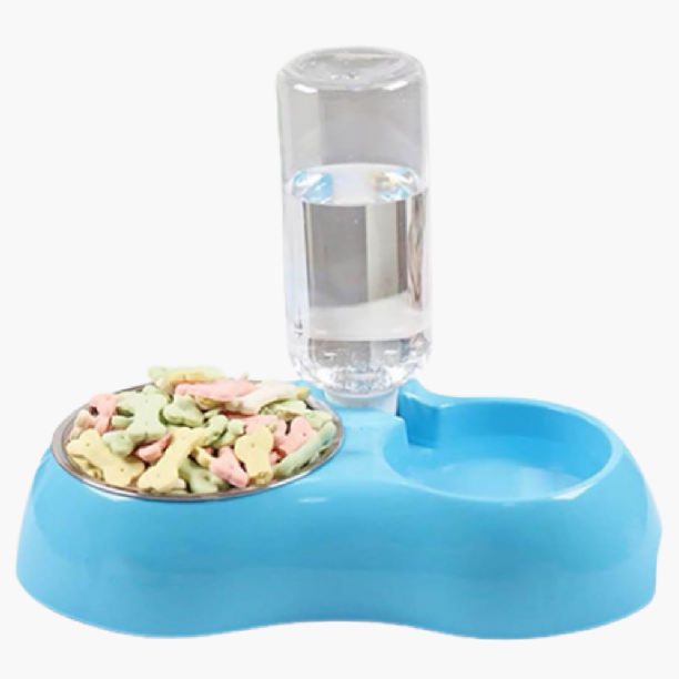 3-in-1 Feeding Bowl for Dogs and Cats - EasyFlow-Blue-State of Style