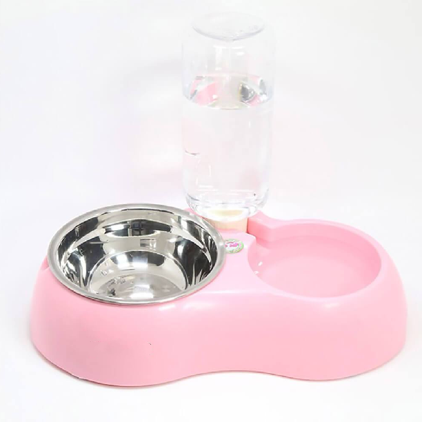 3-in-1 Feeding Bowl for Dogs and Cats - EasyFlow-Pink-State of Style