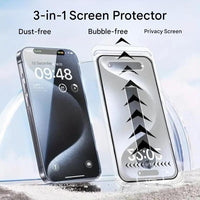 3-in-1 iPhone Screen Protector - iShield Privacy-iPhone 16-State of Style
