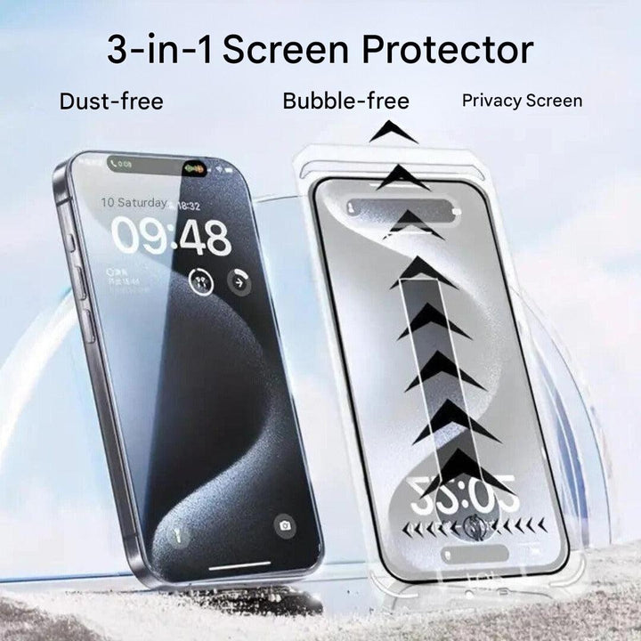 3-in-1 iPhone Screen Protector - iShield Privacy-iPhone 16-State of Style