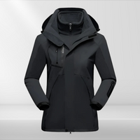 3-in-1 Outdoor Jacket for Women - Romy-Black-M-State of Style