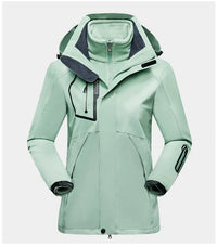3-in-1 Outdoor Protective Jacket for Women - Luna-Green-M-State of Style