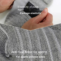 3 Pairs of Breathable Mesh Terry Sports Socks - CoolStep-Black-State of Style