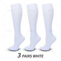 3 Pairs of Knee-High Compression Socks - FitSupport-3 pairs grey-S-M (2.5-5)-State of Style