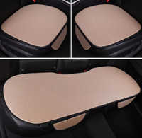 3-Piece Anti-Slip Car Seat Covers with Massage Effect – CoolRide-Beige-State of Style