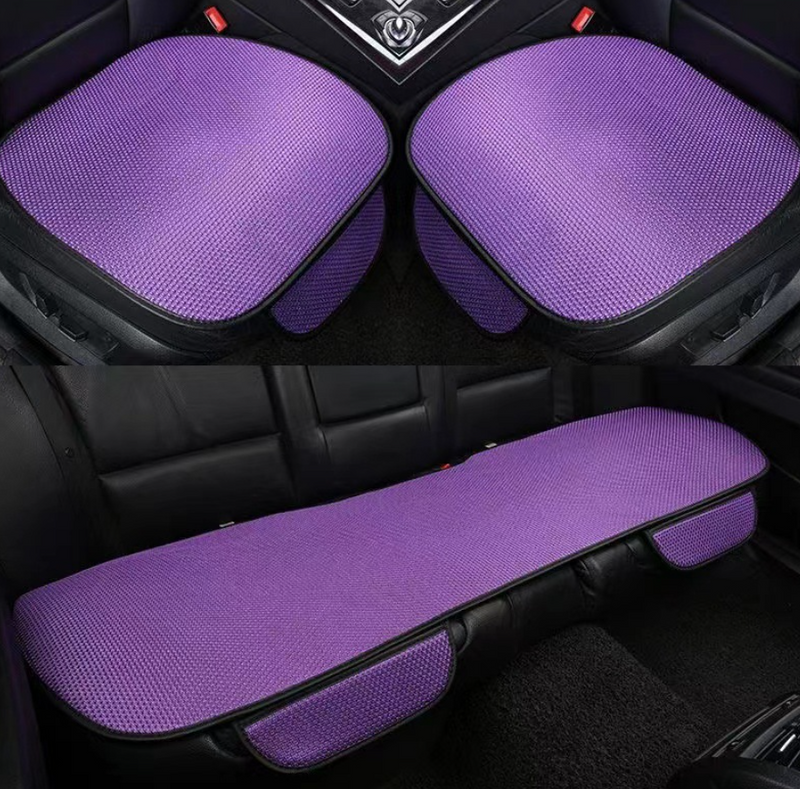 3-Piece Anti-Slip Car Seat Covers with Massage Effect – CoolRide-Black-State of Style