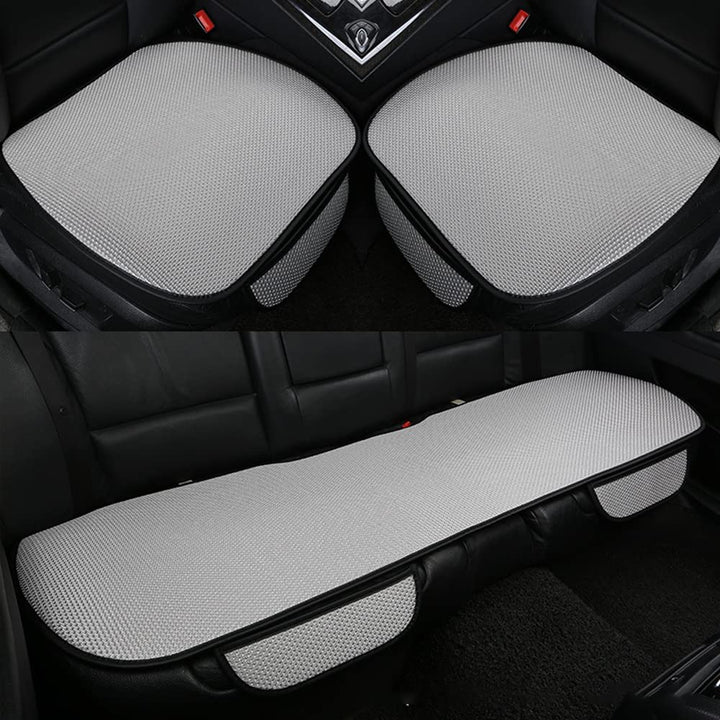 3-Piece Anti-Slip Car Seat Covers with Massage Effect – CoolRide-Gray-State of Style