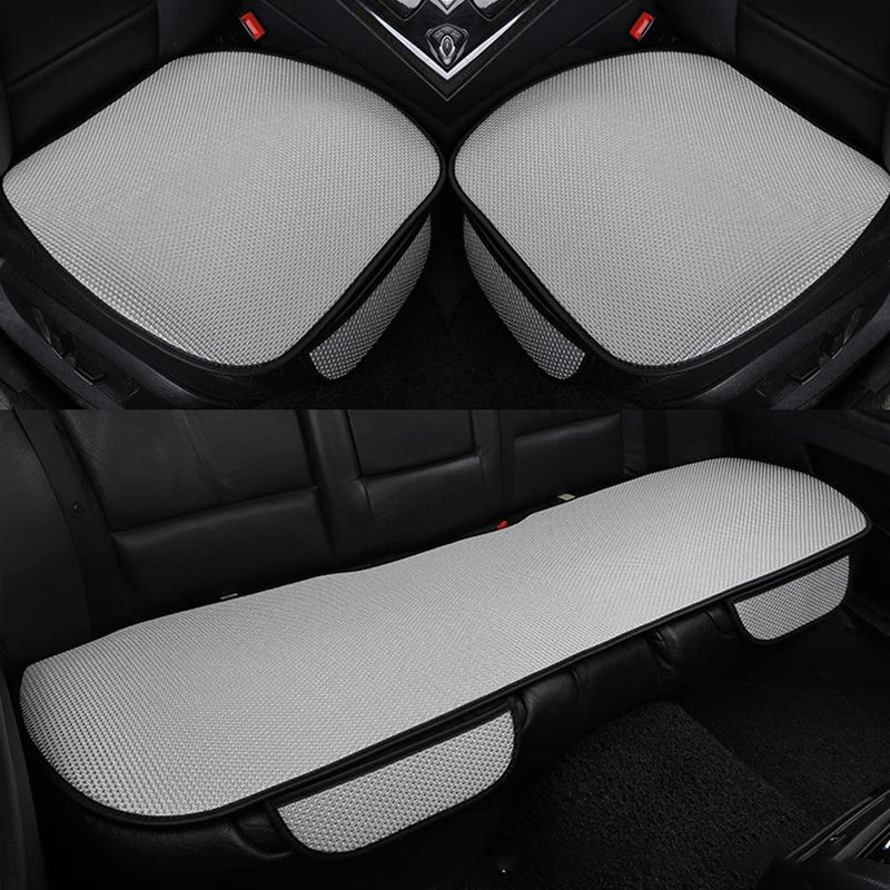 3-Piece Anti-Slip Car Seat Covers with Massage Effect – CoolRide-Gray-State of Style