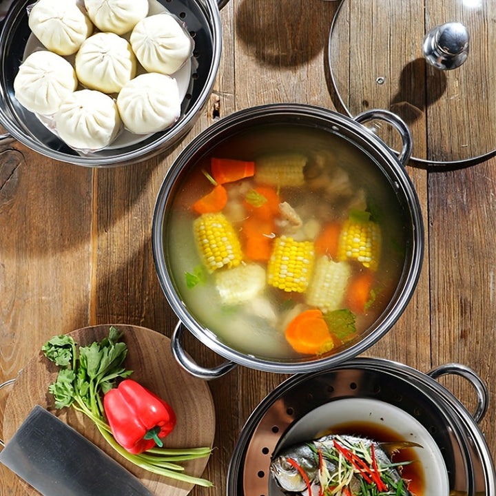 3-Tier Food Steamer - NutriSteam-State of Style